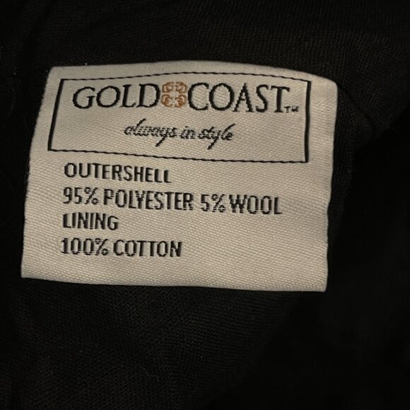 Goldcoast Cabbie Hat Mens Newsboy Cap gray geometric Pattern One Size Wool Blend - Picture 7 of 8